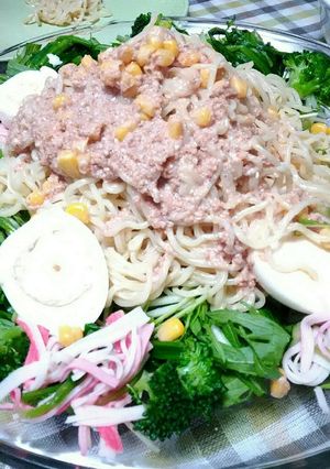 主食級！ボリュームラーメンサラダ-レシピのメイン写真