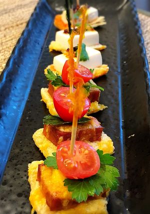 油揚げ、豆腐、ポークピンチョス　-レシピのメイン写真