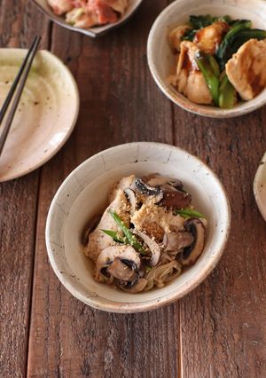 鶏むねときのこの和風仕立て-レシピのメイン写真