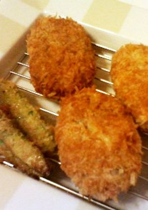 母の味♪さけ缶とリッツの簡単コロッケ-レシピのメイン写真
