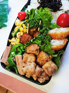 高2男子のお弁当4月18日-レシピのメイン写真