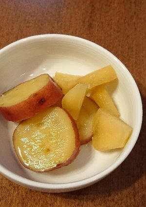 簡単作りおき！さつまいものりんご煮-レシピのメイン写真