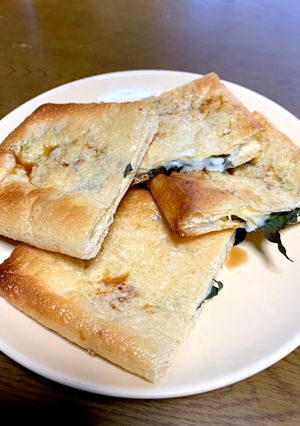 油揚げと大葉とチーズのハサミ焼き-レシピのメイン写真