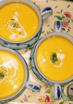 シンプル❕パンプキンポタージュスープ☺⛄-レシピのメイン写真