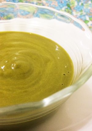 かぼちゃの種と皮でグリーンソース-レシピのメイン写真