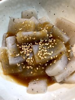 レンジで5分!こんにゃく田楽-レシピのメイン写真