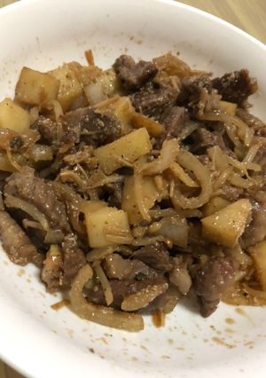 一人暮らしのお手抜きお肉料理-レシピのメイン写真