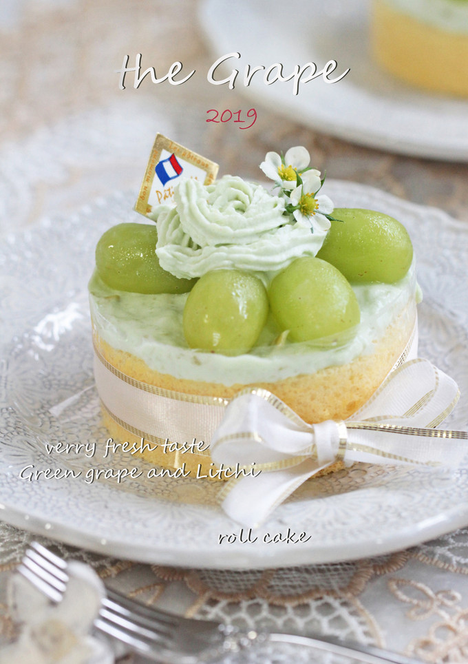 皮ごと葡萄果汁のロールケーキ*応用編-レシピのメイン写真