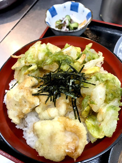 春野菜とアナゴの天ぷら丼-レシピのメイン写真