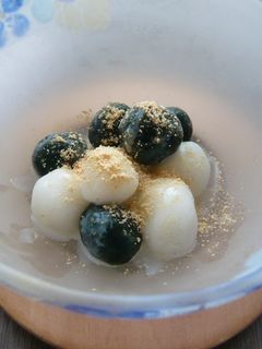 和のデザート!抹茶・白玉団子-レシピのメイン写真