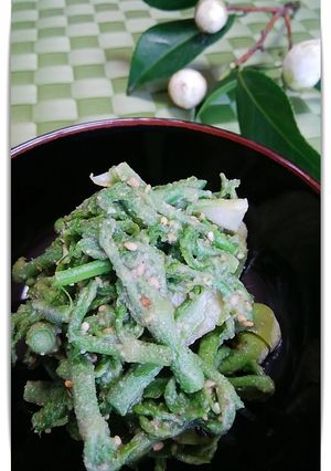 ⌘はぁ〜るが来たぁ♬たらの芽胡麻味噌和え-レシピのメイン写真