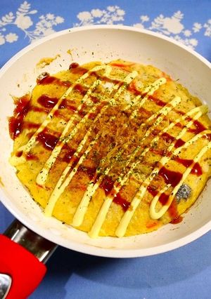 中性脂肪対策！サバのお好み焼☆小麦粉不要-レシピのメイン写真