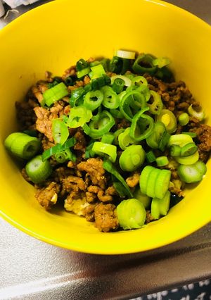 【ダイエット】豆腐で肉味噌丼-レシピのメイン写真