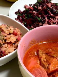 葉っぱまで美味しく♪ビーツの葉っぱ炒め-レシピのメイン写真