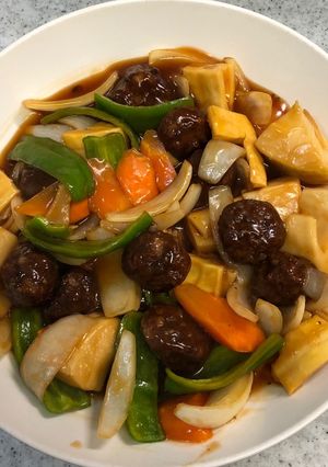 電子レンジで作る酢豚のようなもの-レシピのメイン写真
