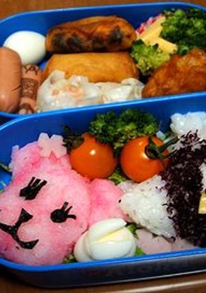 キャラ弁☆モモ弁-レシピのメイン写真