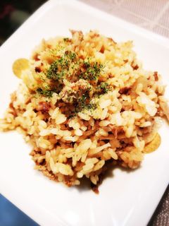 新ごぼうと牛肉のピラフ-レシピのメイン写真