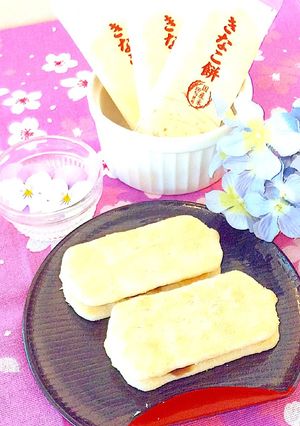 おせんべいで最中風-レシピのメイン写真