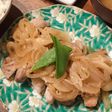 新玉ねぎたっぷりのローストポーク