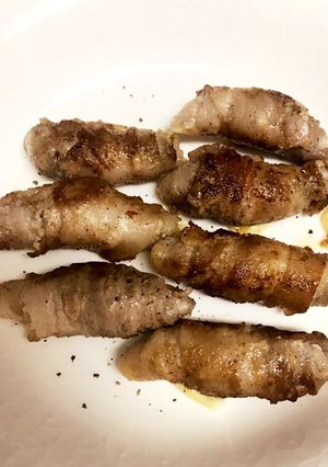 レシピ1豚バラ肉のしそ、チーズ巻-レシピのメイン写真
