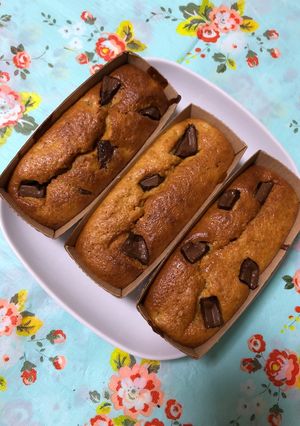 ザクザクチョコのパウンドケーキ-レシピのメイン写真