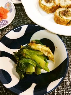 小松菜のおぼろ昆布和え-レシピのメイン写真