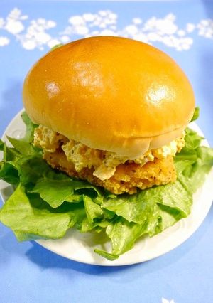 簡単！ローソン☆Ｌチキタルタルバーガー-レシピのメイン写真