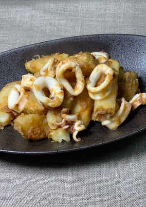イカとじゃがいものバターしょうゆ-レシピのメイン写真