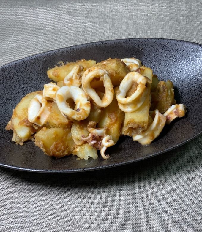 イカとじゃがいものバターしょうゆ-レシピのメイン写真