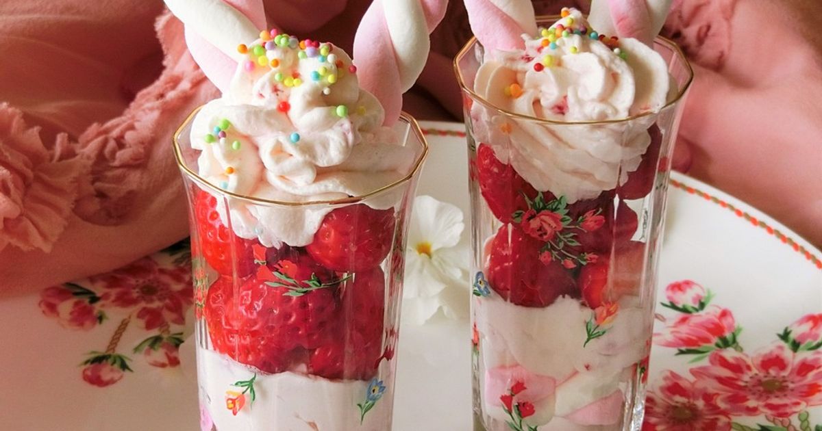 うさぎのマシュマロ苺クリーム＊イースター by BiBiすみれ