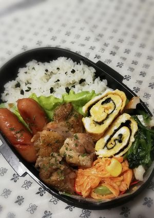 高校男子弁当♡鶏肉のソルト焼き-レシピのメイン写真
