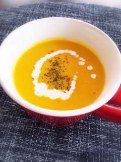 甘ーい♡新玉ねぎとかぼちゃのスープ-レシピのメイン写真