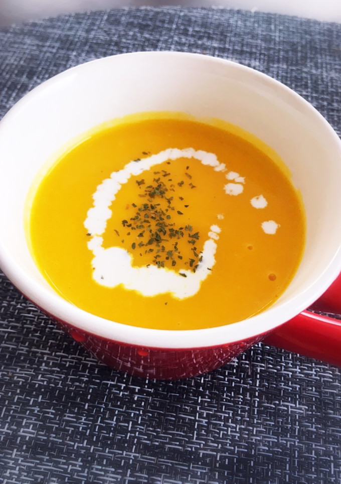 甘ーい♡新玉ねぎとかぼちゃのスープ-レシピのメイン写真
