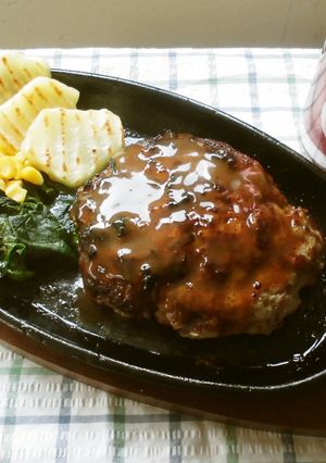 WグレイビーソースのUSAハンバーグ♪-レシピのメイン写真