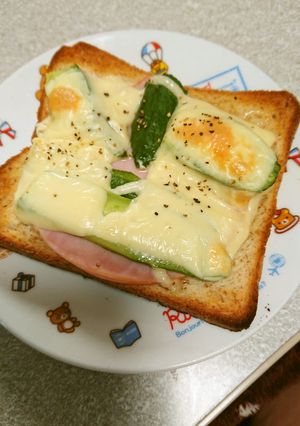 ★ハムときゅうりとチーズのトースト-レシピのメイン写真