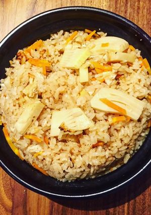 土鍋で簡単たけのこごはん-レシピのメイン写真