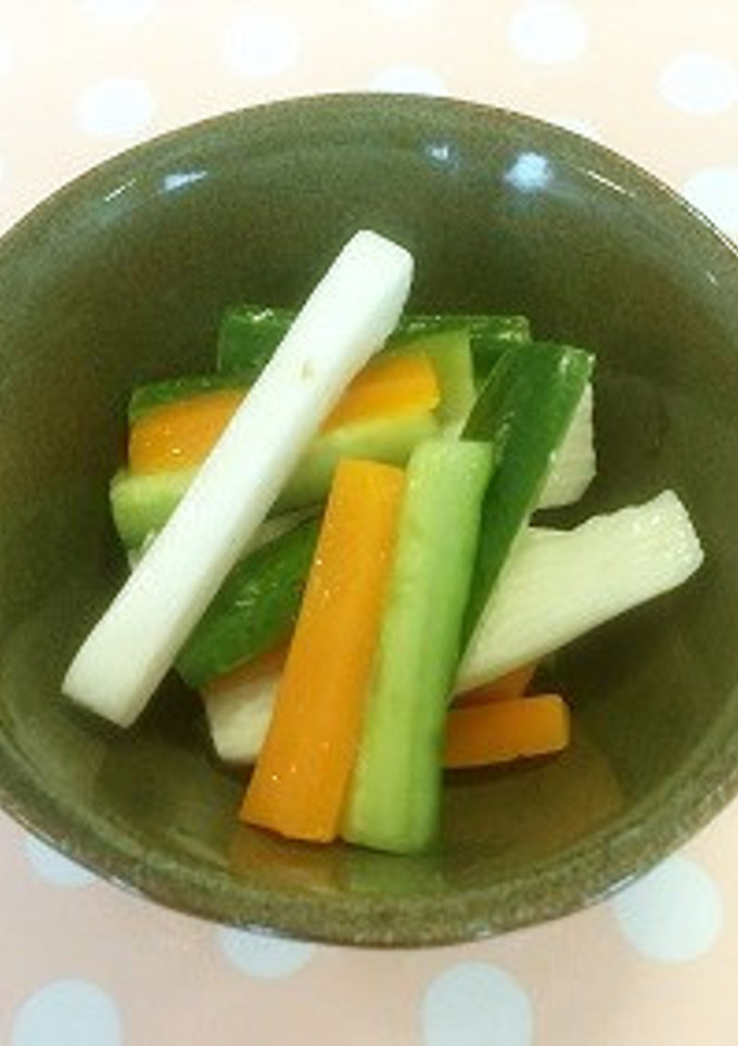 きゅうりと長いもの甘酢漬け（透析食）-レシピのメイン写真