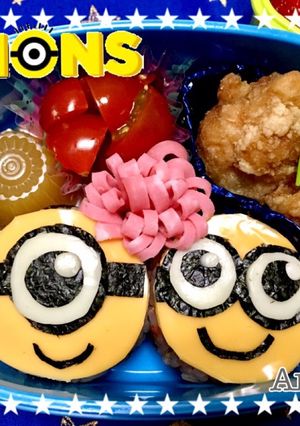 キャラ弁☆ミニオン-レシピのメイン写真