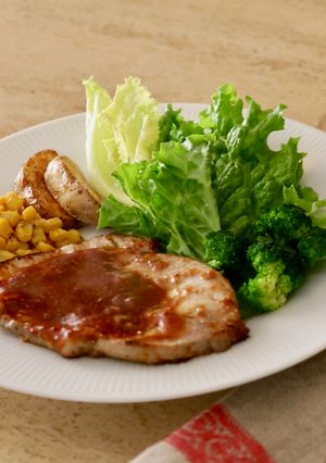 簡単！ポークソテー コク旨BBQソース-レシピのメイン写真