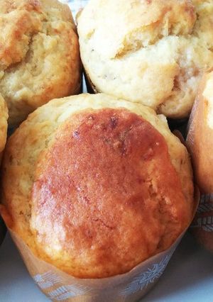 ホットケーキミックスで簡単バナナマフィン-レシピのメイン写真