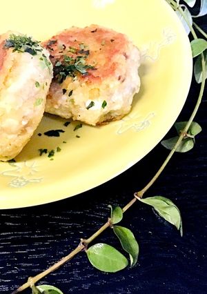 簡単！茹でさつま芋と木綿豆腐焼き-レシピのメイン写真
