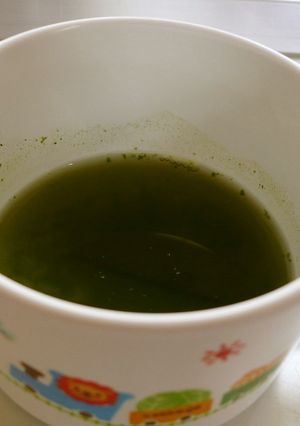 保育園離乳食7～8か月頃⑤ほうれん草スー-レシピのメイン写真