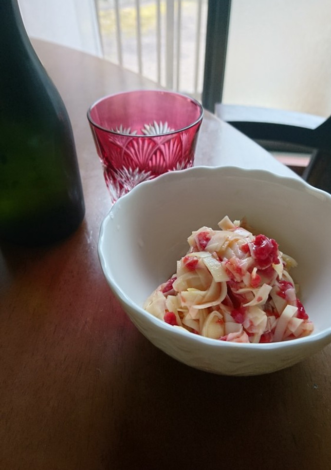 【ばーばのレシピ】たけのこ姫皮の梅肉和え-レシピのメイン写真