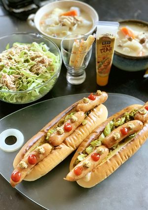 隠れんぼチーズ&ごてあらポーホットドック-レシピのメイン写真