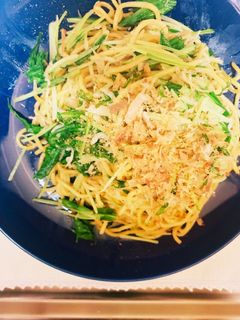 水菜焼きそば!しょうゆ味、美味!-レシピのメイン写真