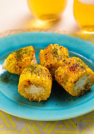 蒸しとうもろこしの甘辛☆照り焼き-レシピのメイン写真