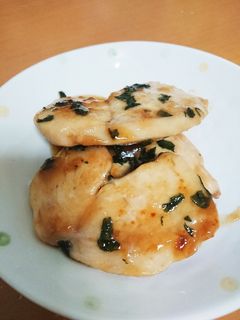 鶏肉の梅と大葉の照り焼き-レシピのメイン写真