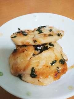 鶏肉の梅と大葉の照り焼き-レシピのメイン写真