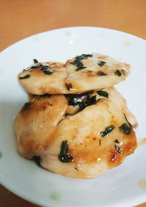 鶏肉の梅と大葉の照り焼き-レシピのメイン写真