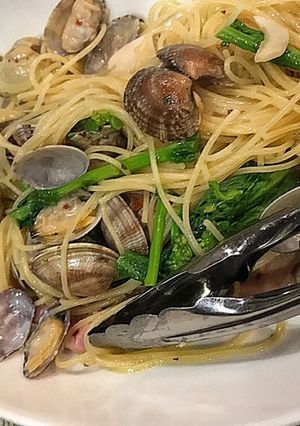 あさりと菜の花のワンポットパスタ-レシピのメイン写真